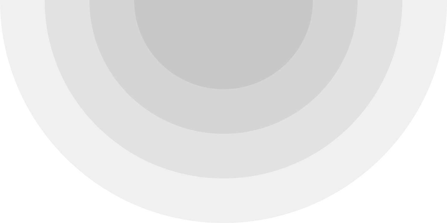 Half black circle on a gray background