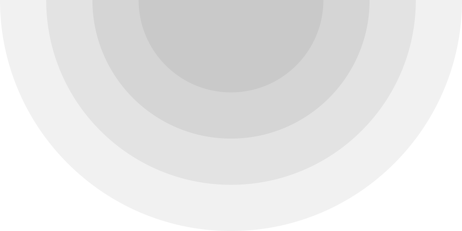 Half black circle on a gray background